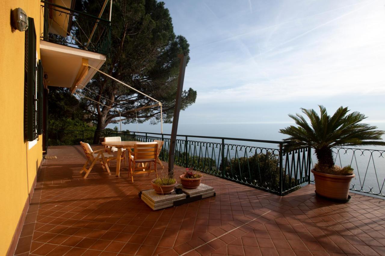 080 - La Villa Storica Il Vigneto 45B, Terrazza Sul Mare - Parcheggio Privato Gratis 모네글리아 외부 사진