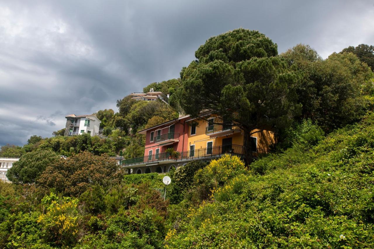 080 - La Villa Storica Il Vigneto 45B, Terrazza Sul Mare - Parcheggio Privato Gratis 모네글리아 외부 사진