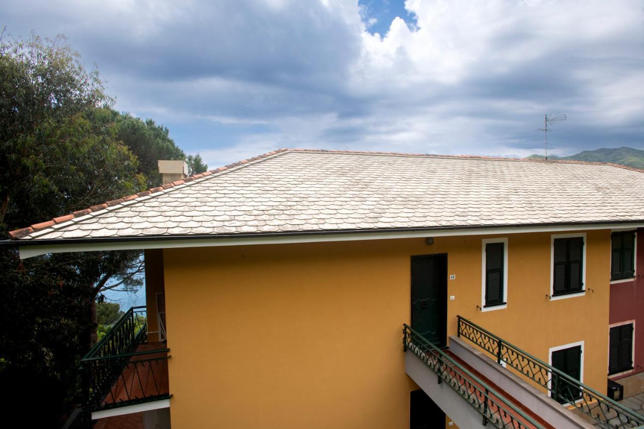 080 - La Villa Storica Il Vigneto 45B, Terrazza Sul Mare - Parcheggio Privato Gratis 모네글리아 외부 사진